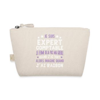 Je suis expert comptable cadeau humour - Trousse biologique - nature - Devant