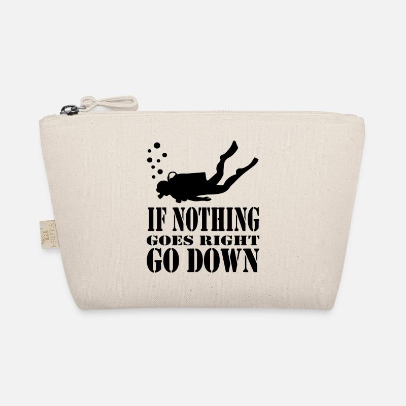 Diving Dive Dive Organic Pouch