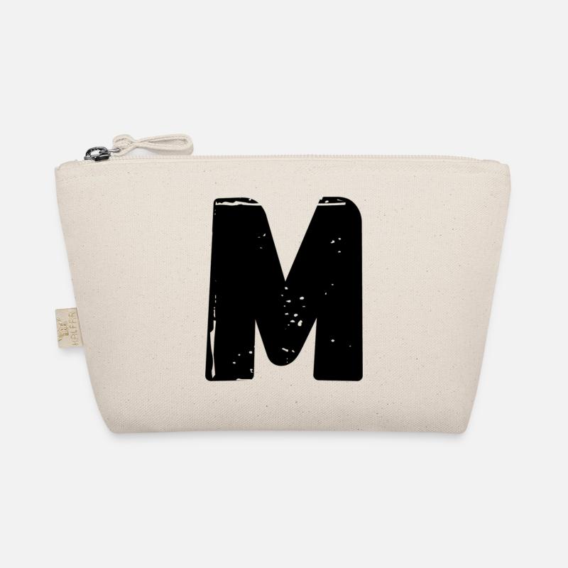 LETTER M Organic Pouch