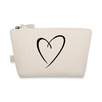 Calligraphie Dessin de cœur - Trousse biologique - nature - Devant