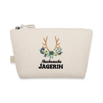 Jäger Mädchen Nachwuchsjägerin Jagd Papa ist Jäger - Bio-Täschchen - Natur - Vorne