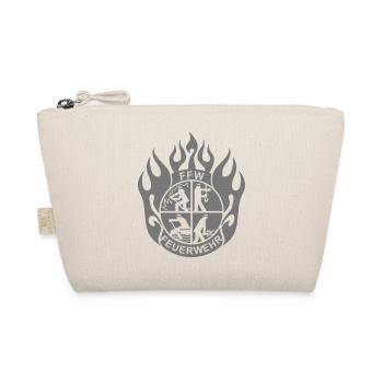 Flamme Feuerwehr FFW Logo modern (f. Reflexdruck) - Bio-Täschchen - Natur - Vorne
