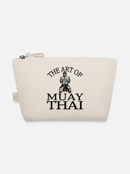 Boxing Fighting Muay Thai - Bio-Täschchen - Natur - Vorne