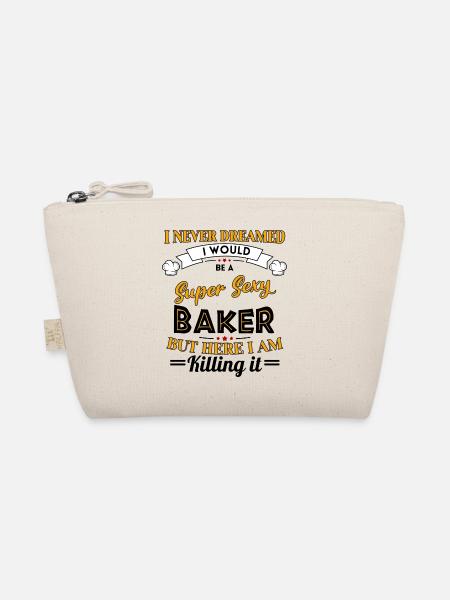 baking baker's craft is dear confectioner funny - Organic Pouch - nature - Front