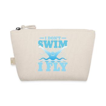 Je ne nage pas Je fly Swim Équipe Natation - Trousse biologique - nature - Devant