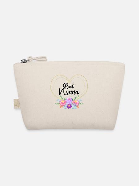 Best Nonna Best Grandma Italian Grandma Swiss Grandma - Organic Pouch - nature - Front