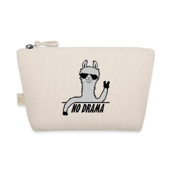 No Drama Lama - Bio-Täschchen - Natur - Vorne