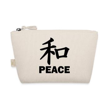 Paix Paix kanji écriture japonaise texte imparfait 'PAIX - Trousse biologique - nature - Devant