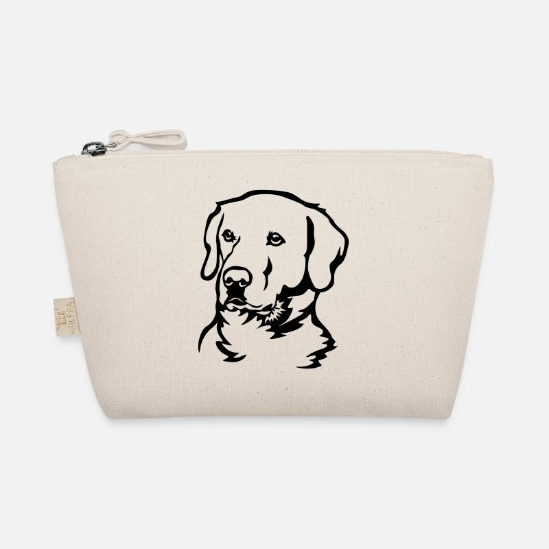 Labrador Head Organic Pouch