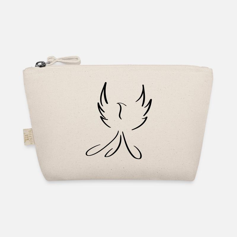 Phoenix Line Art - Minimalist Organic Pouch