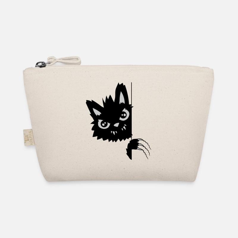 Böse Katze Kratzt - Bio-Täschchen - Natur