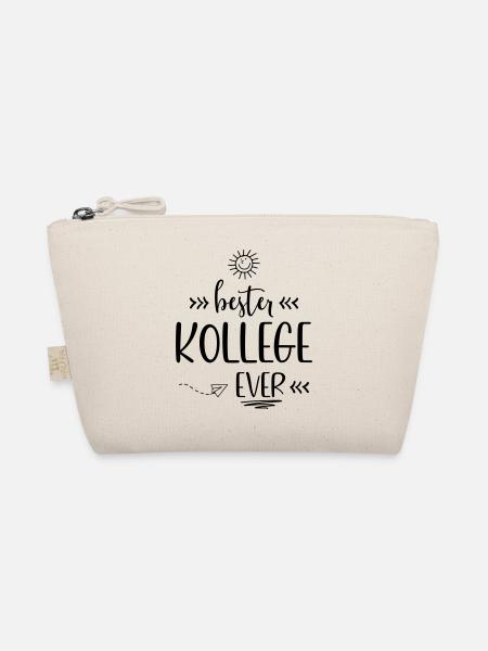 T-Shirts für nette Kollegen - Bio-Täschchen - Natur - Vorne