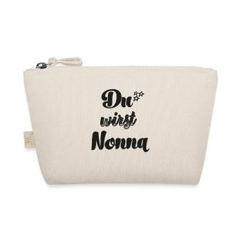 Du wirst Nonna Schweiz wirst Oma Schwangerschaft - Bio-Täschchen - Natur - Vorne