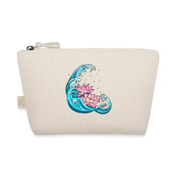 Lotus flower tattoo water lilies - Organic Pouch - nature - Front