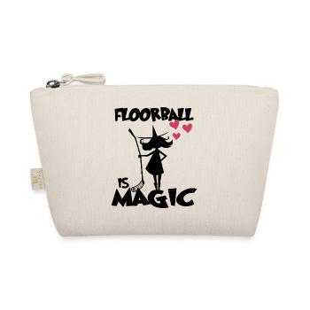 floorball floorball-magic unihockey-girl - Bio-Täschchen - Natur - Vorne