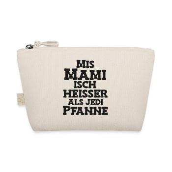 Mis Mami isch heisser als jede Pfanne Schweiz Mama - Bio-Täschchen - Natur - Vorne