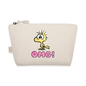 Peanuts Woodstock OMG Oh Mein Gott - Bio-Täschchen - Natur - Vorne