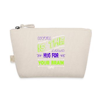 coffee caffeine happy coffeebean milk latte office - Organic Pouch - nature - Front