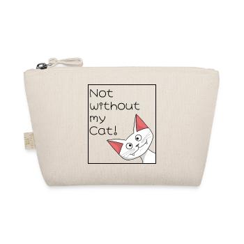 Not without my cat - Bio-Täschchen - Natur - Vorne