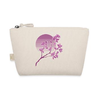 Japanese Cherry Blossom Sakura - Organic Pouch - nature - Front