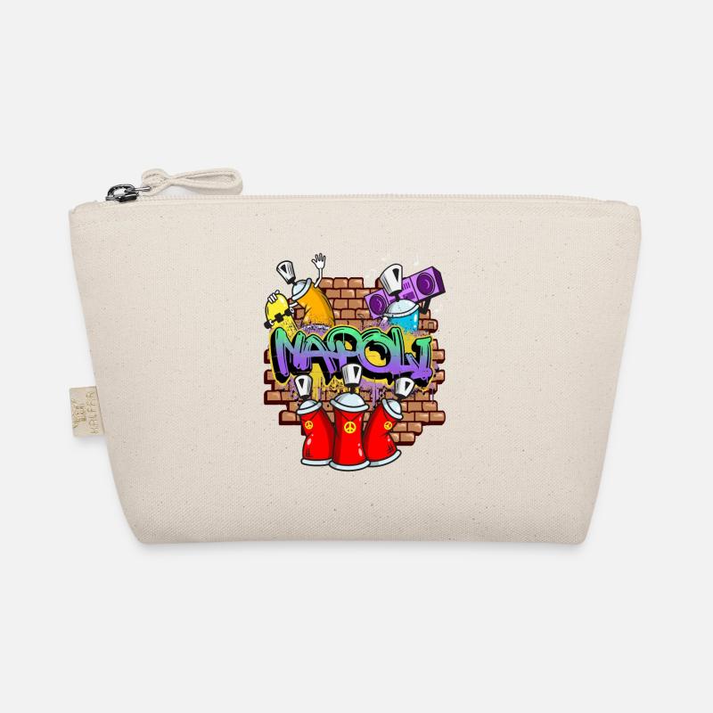 Naples Italy Graffiti Spray Sprayer Spray Cans - Organic Pouch - nature