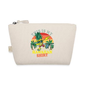Das ist mein Hawaiianisches Shirt - Bio-Täschchen - Natur - Vorne