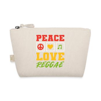 Friedensliebes Reggae Musiker Gift - Bio-Täschchen - Natur - Vorne