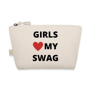 Girls love my swag - Bio-Täschchen - Natur - Vorne