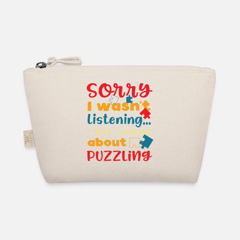 Denken Sie an rätselhafte Hobby-Puzzler Bio-Täschchen