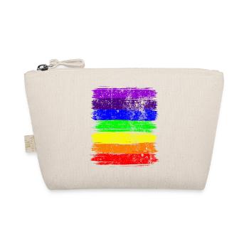 Rayures Vivid Pride - Trousse biologique - nature - Devant