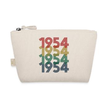 1954 70. Geburtstag Männer Frauen 70 Jahre alt Jahrgang - Bio-Täschchen - Natur - Vorne
