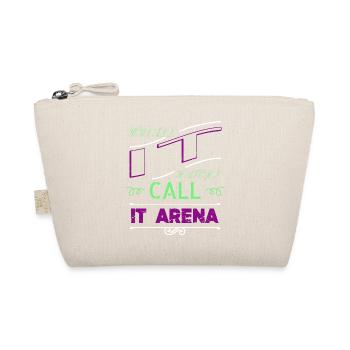 bday triathlon birthday present birthday - Organic Pouch - nature - Front
