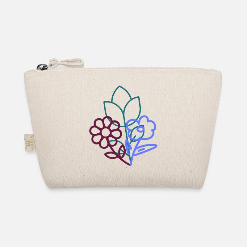 Flower Power - Bio-Täschchen - Natur