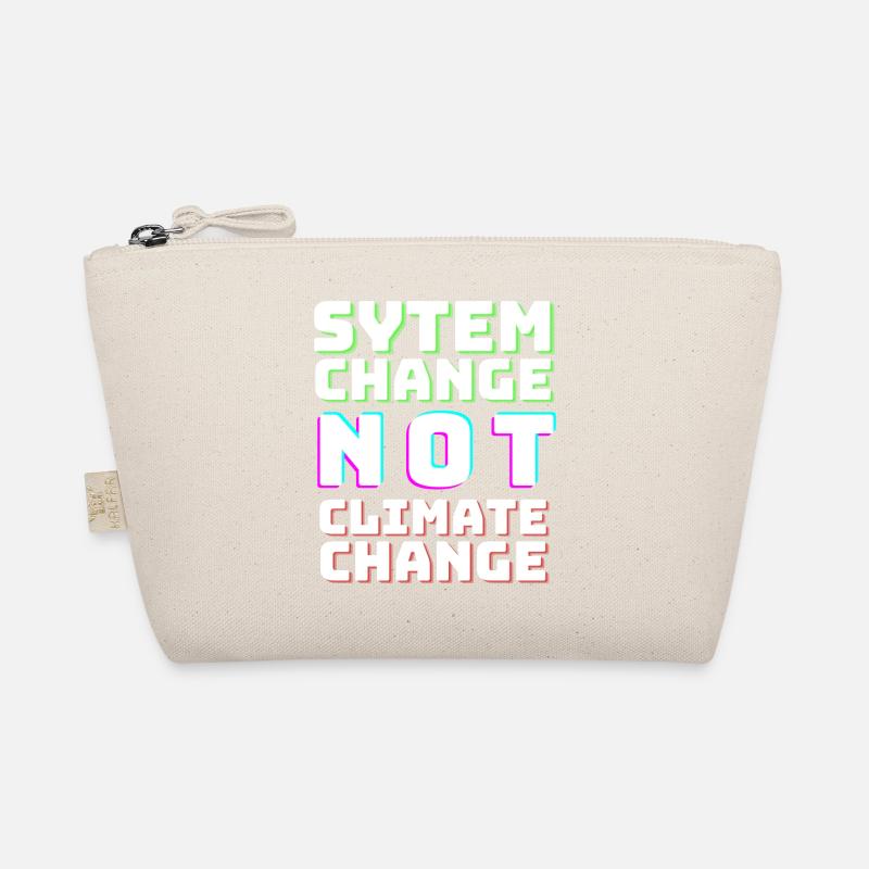 System Change not Climate Change Bio-Täschchen