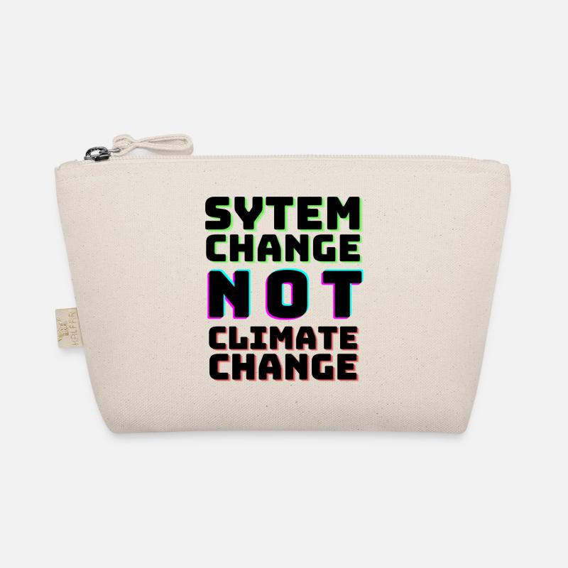 System Change not Climate Change Bio-Täschchen