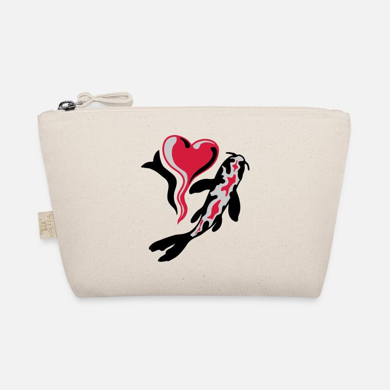 I Love Koi Fish Organic Pouch