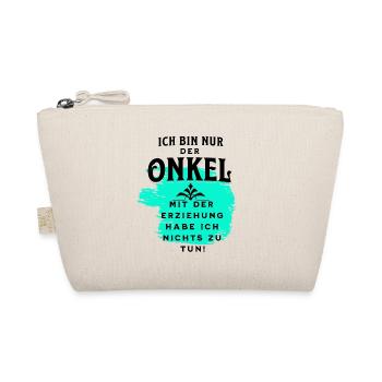 Der Onkel und die Erziehung - Bio-Täschchen - Natur - Vorne