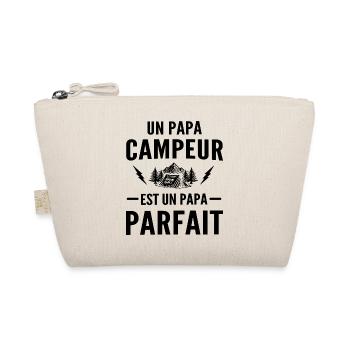 papa campeur est papa parfait / cadeau papa campeu - Trousse biologique - nature - Devant