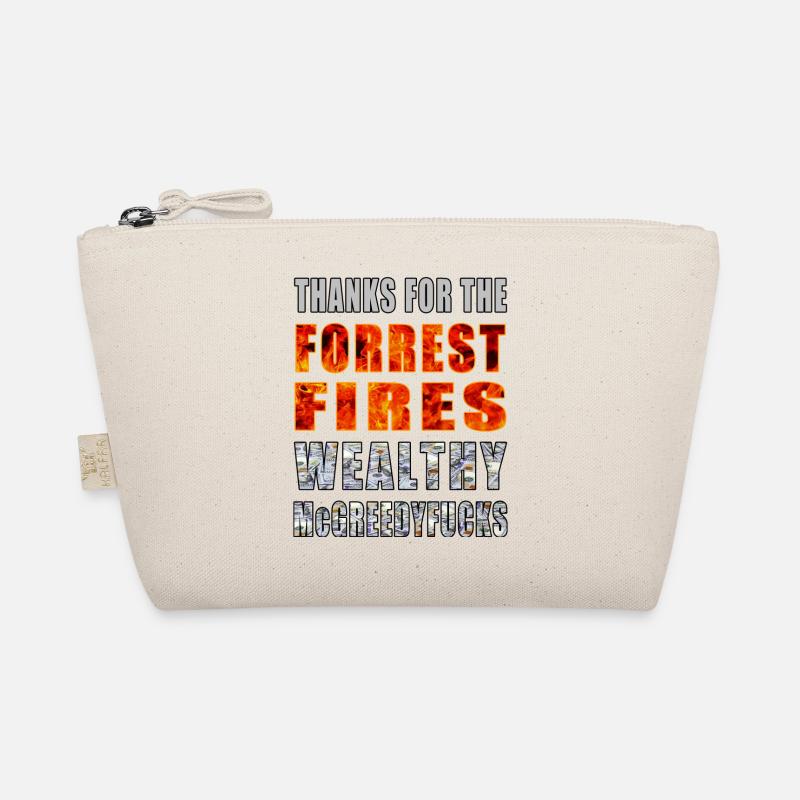 Danke für die Forrest Fires Wealthy McGreedyf##ks - Bio-Täschchen - Natur