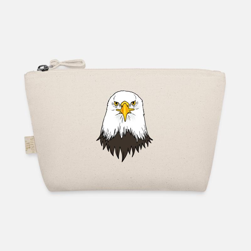 Bald Eagle Head Organic Pouch