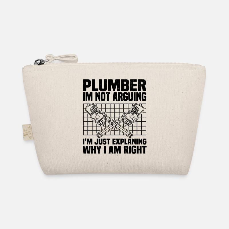 Plumber sayings | Craftsman Trainee Gift Ideas Organic Pouch