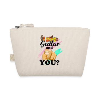 Guitar i play Guitar Guitar Player - Organic Pouch - nature - Front