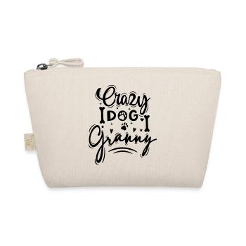 Crazy Dog Granny - Bio-Täschchen - Natur - Vorne