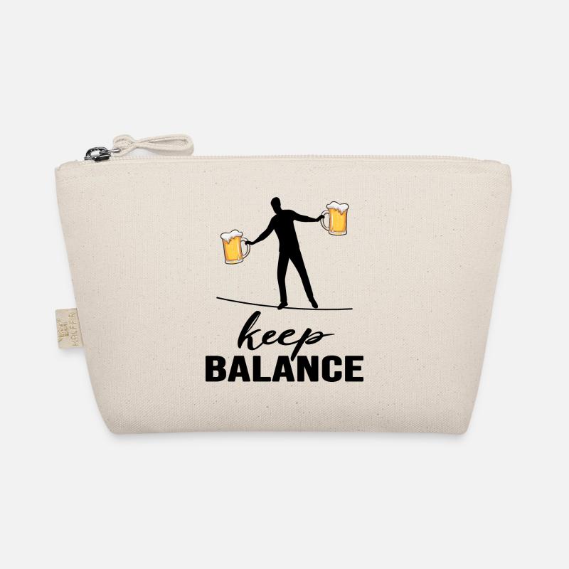 slackline und bier keep balance Bio-Täschchen