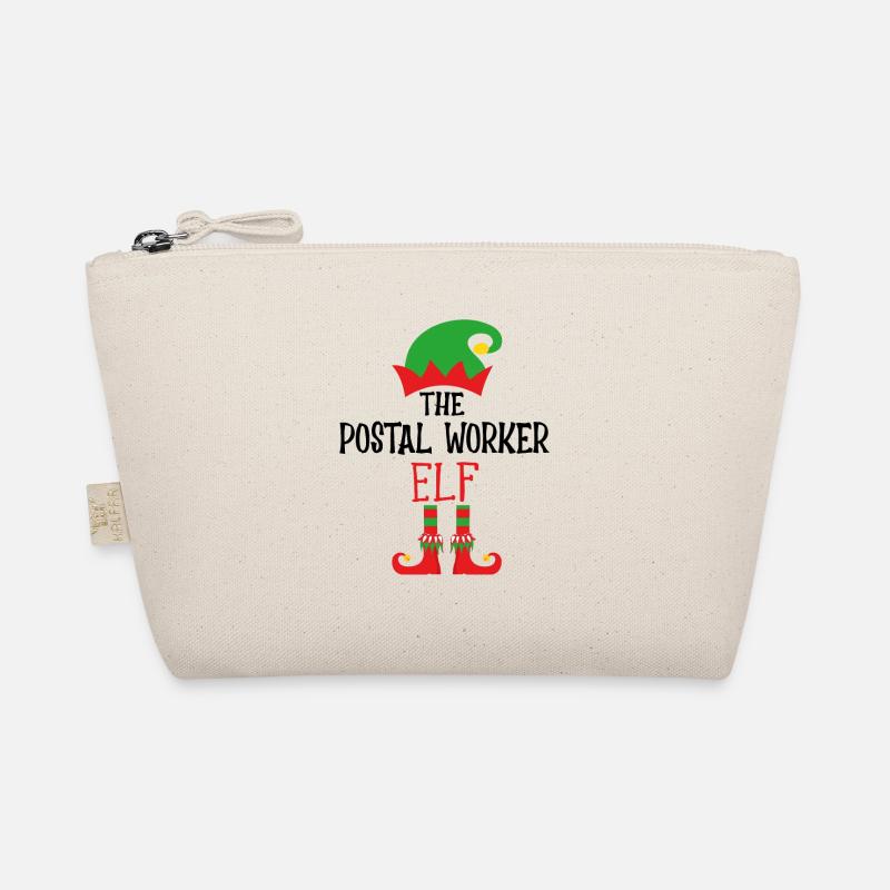 Merry Christmas Postal Worker Organic Pouch