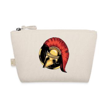 Molon Labe Sparta Helm Spartaner Spartacus - Bio-Täschchen - Natur - Vorne