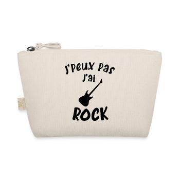 Je peux pas j'ai rock - Trousse biologique - nature - Devant