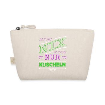 seekatze lustiger spruch geek streunerkatze - Bio-Täschchen - Natur - Vorne