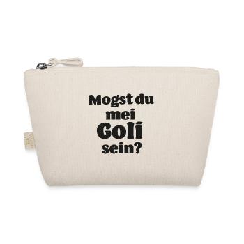 Mogst du mei Goli sein Patentante Österreich Taufe - Bio-Täschchen - Natur - Vorne