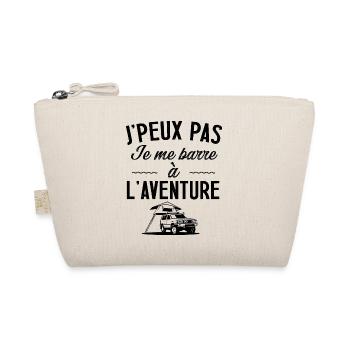 Je peux pas je me barre à l'aventure van 4x4 - Trousse biologique - nature - Devant